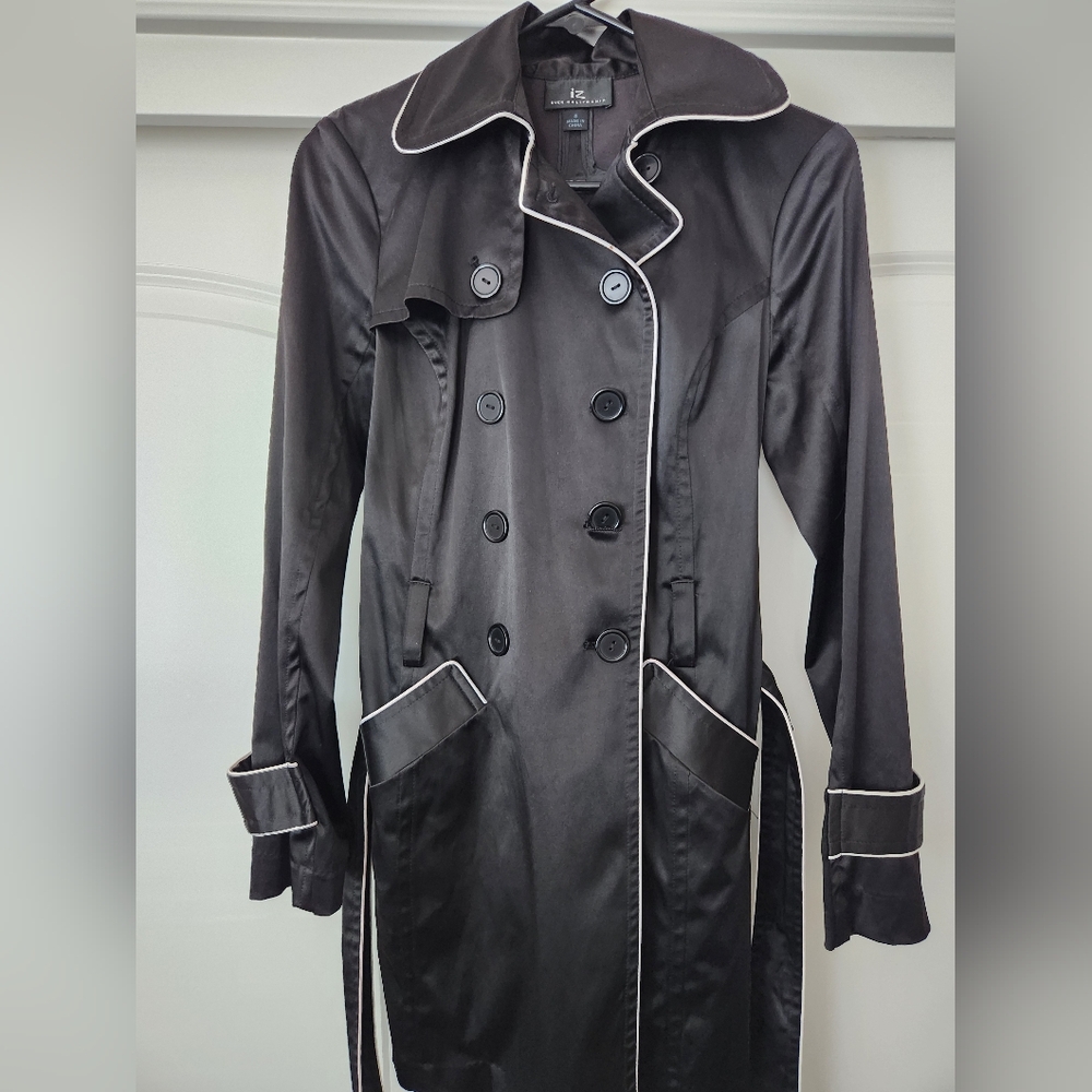 IZ Byer Black Trench Coat